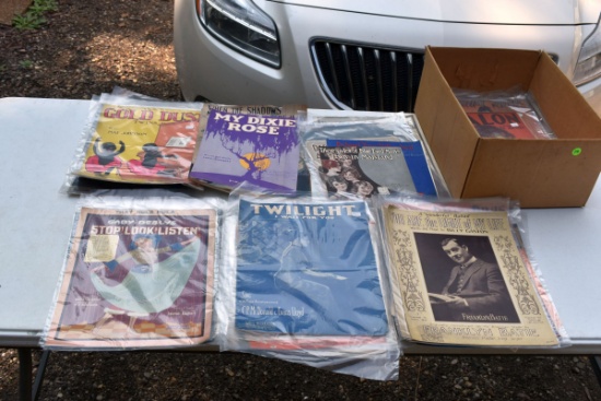 Large Assortment of Sheet Music