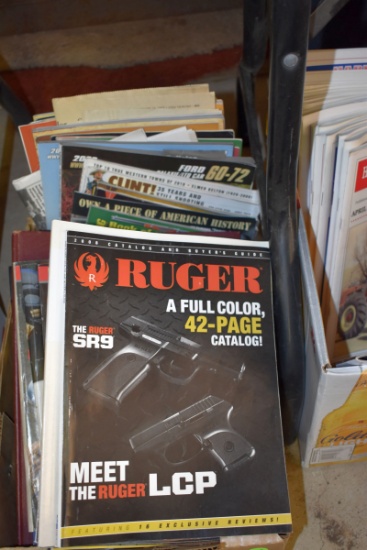 Assortment of firearm magazines