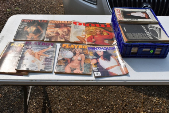 Playboy Magazines from 1960s' thr 1980's