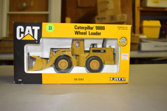 Ertl Cat 988B Wheel Loader, 1/50th, In Box