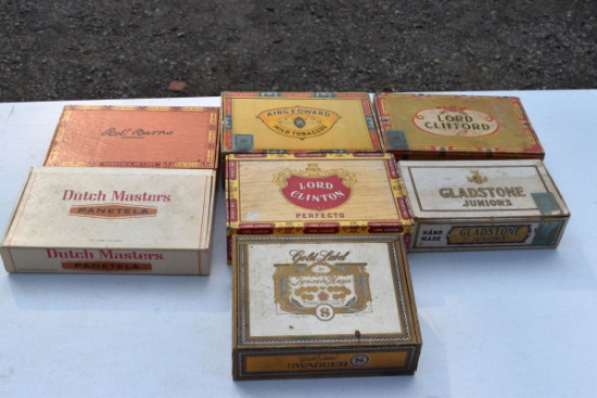 Assortment of Cigar Boxes