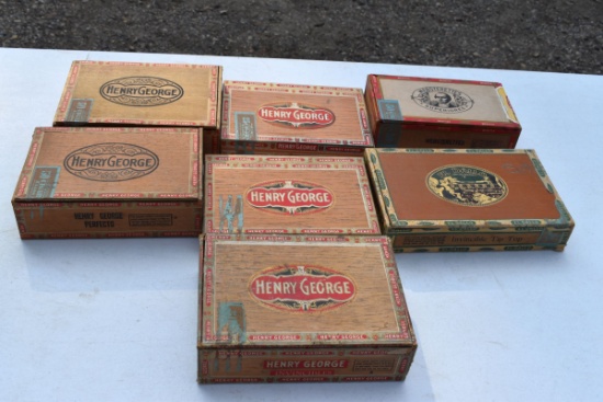 Assortment of Cigar Boxes