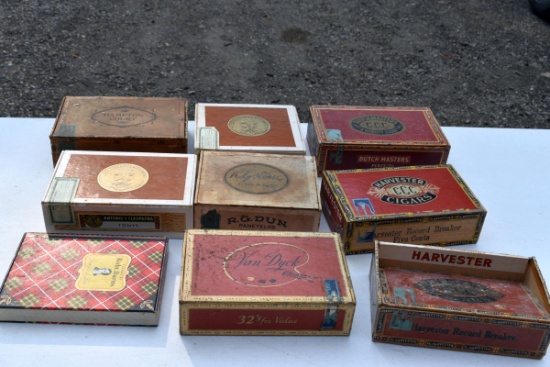 Assortment of Cigar Boxes