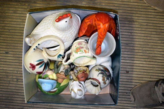 Figurines, Cookie Jar, vases