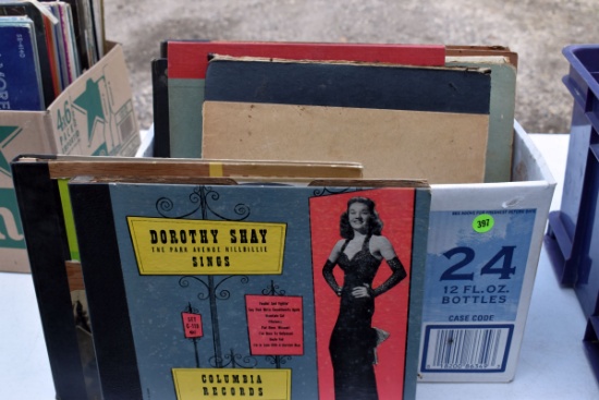 Assortment of Columbia, Emerson, & Victor Records