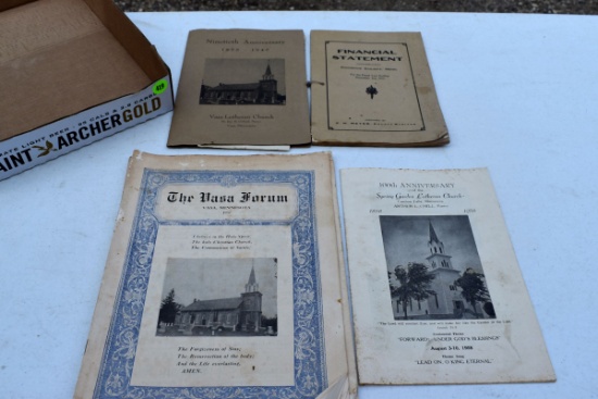 Vasa Lutheran Church, Spring Garden Lutheran Church Literature