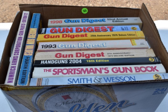 9 Books, Gun Digests, Sportsmans Gun Book, Handguns & More
