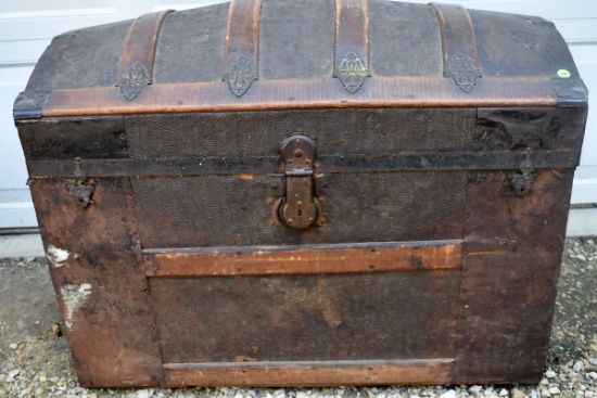 Round Top Steamer Trunk