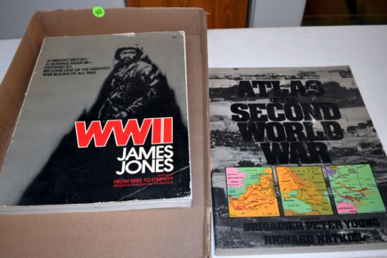 2 World War II Books, Portrait Of The Rails, The Underfoot