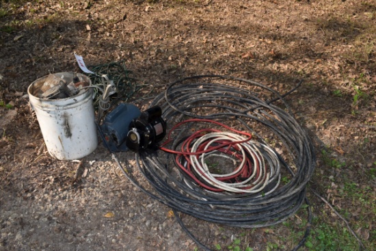 Assortment Of Motors & Wire