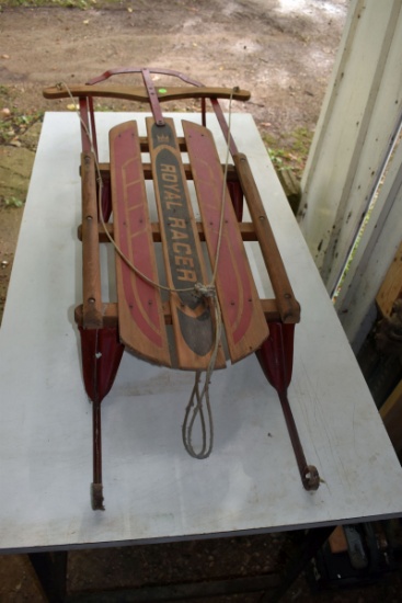 Royal Racer Childs Wooden Sled