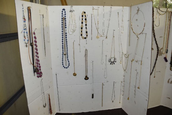 Large Assortment Of Costume Jewelry Necklaces