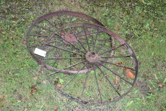 (2) Steel Wheels