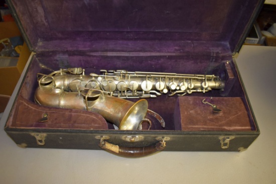 Saxaphone Marked York Grain Rapids Michigan, SN 85811 With Case