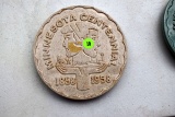 Red Wing Pottery Minnesota Centennial 1858-1958 Trivet, White