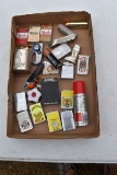 Assortment of lighters, Zippo and Winston