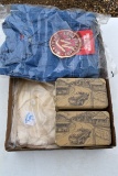 Marlboro & Camel Shirt, Doral Matches Containers