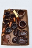 Stoneware Pipe Ashtrays