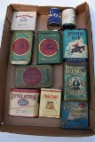 Lucky Strike, Old Gold, Revelation, Kentucky Club Tobacco Tins