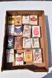 Assortment of cigarette packs, Alas, Wings, Philip Morris, Chelsea, American Spirit, Beech-Nut, Old
