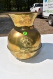 Redskin Brand Chewing Tobacco Brass Spitoon