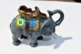 Cast Iron Elephant Bank