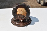 Wooden Cigarette Dispenser, Has Some Damage To Wooden Finish