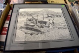 Don Graytak Catapillar Dozer Pencil Drawing Signed and Numbered Frameed Print, 168/500