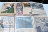 Woman's World Magazines and Airplane magazine ad papers