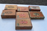 Assortment of Cigar Boxes