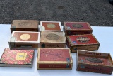 Assortment of Cigar Boxes