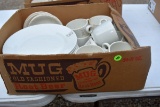2 Boxes- Illinois China Company Plates & Coffee Cups