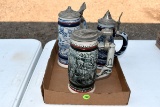 3 Avon Beer Steins