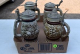 4 Avon Beer Steins