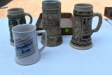4 Beer Steins