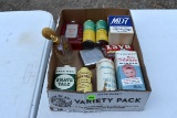 Assortment Of Old Tins