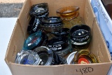 Dresser Boxes, Jewelry Boxes &  Ashtrays With Advertising on Them