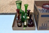 2 Boxes Of Vases
