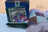 2 Tied Quilts & Unfinished Tied Quilt