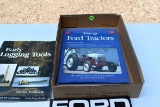 2 Ford Tractor Hardcover Books, Canadian Car Softcover Book, Canadian Logging Book