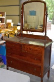 Princess Style Dresser With Mirror