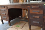 Library Desk, Oak, (Commercial Furniture Co. Chicago)