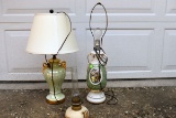 3 Lamps, 1 Kerosene and 2 Victorian