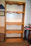 2 Oak Book Cases