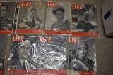 Assortment WWII Life Magazines