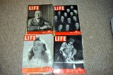 Large Assortment Of 1943 Life Magazines