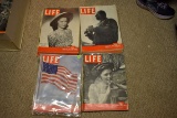 Large Assortment Of 1942 Life Magazines