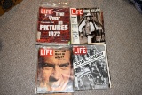 Large Assortment Of 1972 Life Magazines