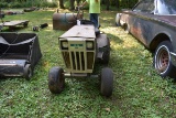 Sears SS12 Round Fender Garden Tractor, Motor is Free, 3pt Hitch With 3pt Blade, Front Mount Snow Bl