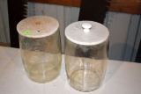 2 Edison Glass Battery Jars
